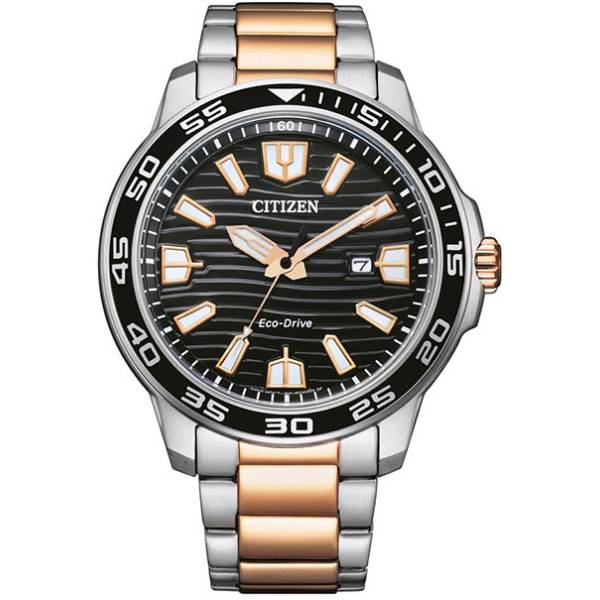 CITIZEN Sport Eco-Drive, Solaruhr bicolor von CITIZEN