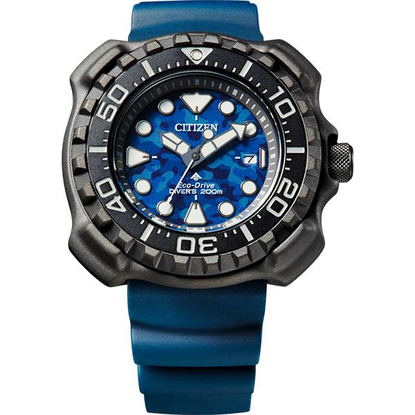 CITIZEN Promaster Eco-Drive Diver, Solar Taucheruhr Titan blau von CITIZEN