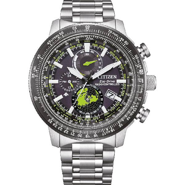 CITIZEN Promaster Geo Trecker Eco-Drive Solar Funkuhr, Edelstahl von CITIZEN