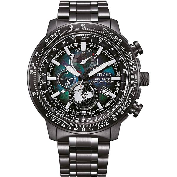 CITIZEN Promaster Geo Trecker Eco-Drive Solar Funkuhr, schwarz von CITIZEN