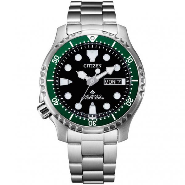 CITIZEN Promaster Diver Automatik, Taucheruhr Edelstahl schwarz-grün CITIZEN Promaster Diver Automatik, Taucheruhr Edelstahl schwarz-grün von CITIZEN
