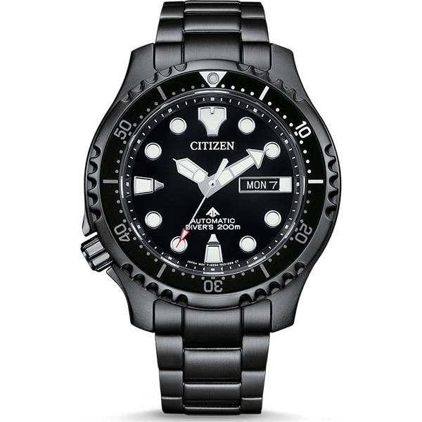 CITIZEN Promaster Diver Automatik, Taucheruhr Stahl schwarz von CITIZEN