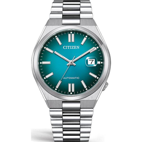 CITIZEN Tsuyosa, Retro Automatik Uhr, Stahl petrolgrün CITIZEN Tsuyosa, Retro Automatik Uhr, Stahl petrolgrün von CITIZEN