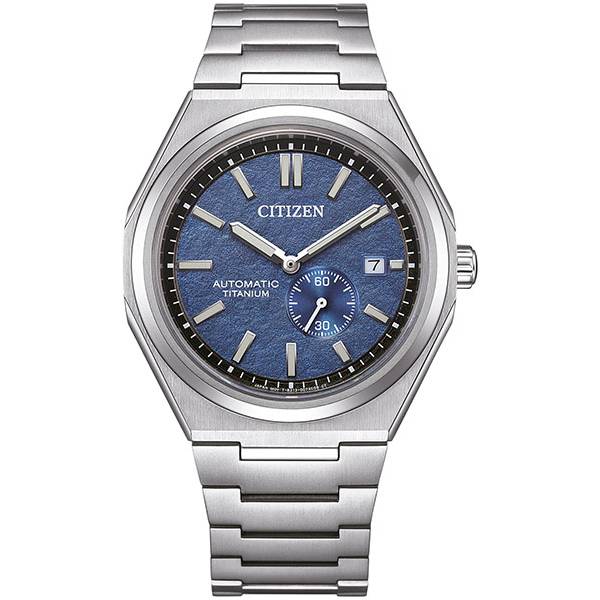 CITIZEN Zenshin, Small Second Automatik Titanuhr, blau von CITIZEN