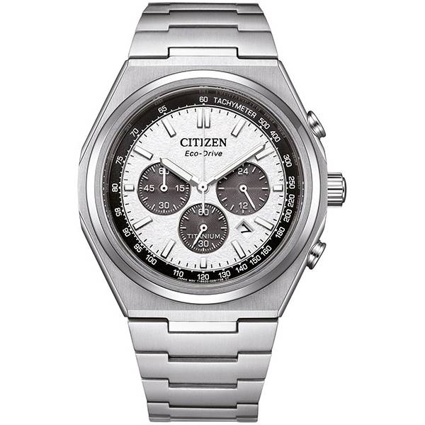 CITIZEN Zenshin, Solar Chronograph, Titan hellgrau von CITIZEN