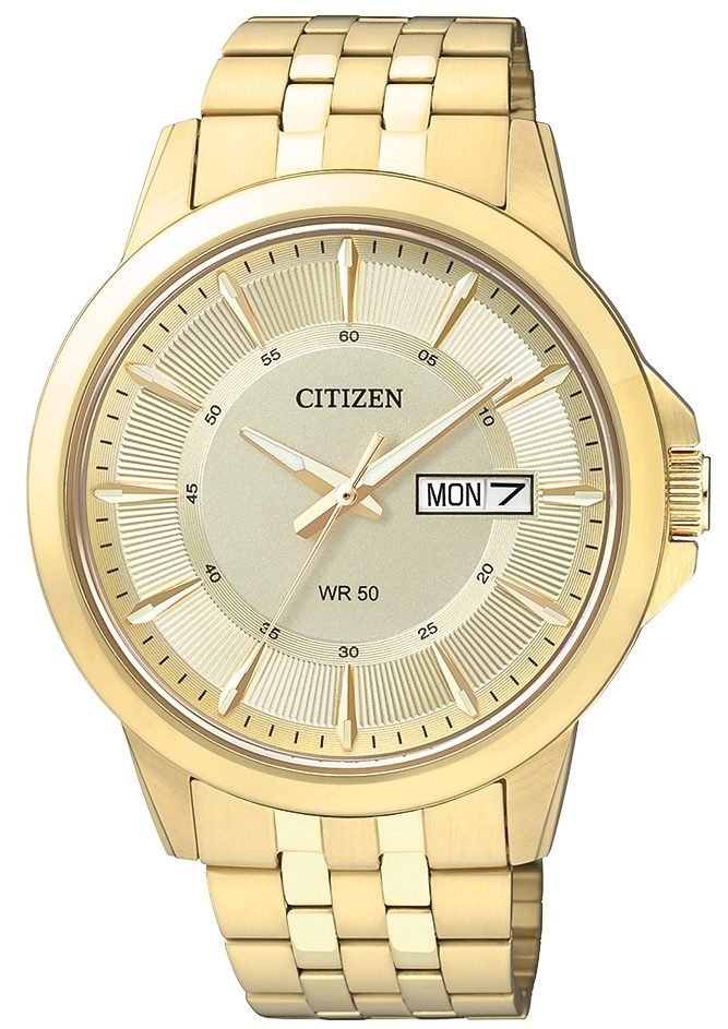 Citizen Quarzuhr »BF2013-56PE«, Armbanduhr, Herrenuhr, Damenuhr, Edelstahlarmband, Datum von Citizen