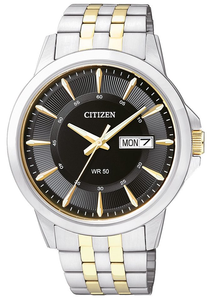 Citizen Quarzuhr »BF2018-52EE«, Armbanduhr, Herrenuhr, Damenuhr, Edelstahlarmband, Datum von Citizen