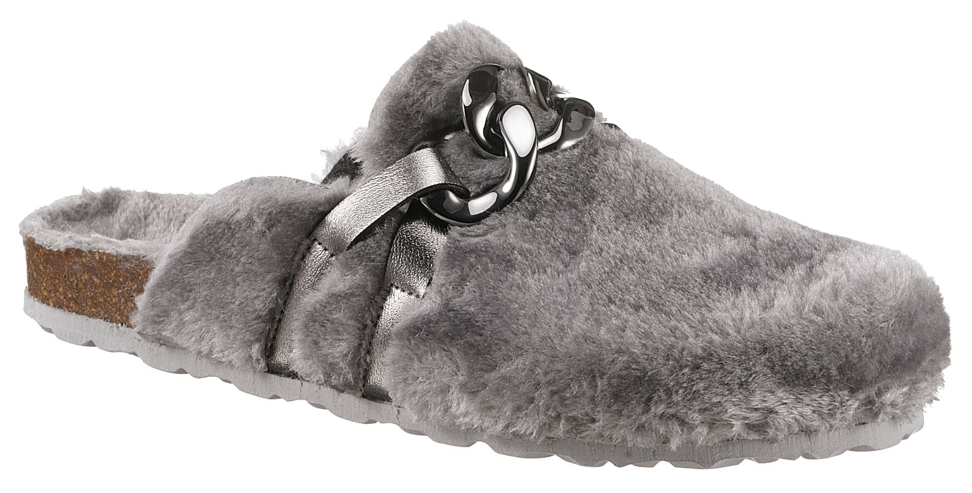 CITY WALK Pantoffel, mit eleganter Zierkette CITY WALK Pantoffel, mit eleganter Zierkette von CITY WALK