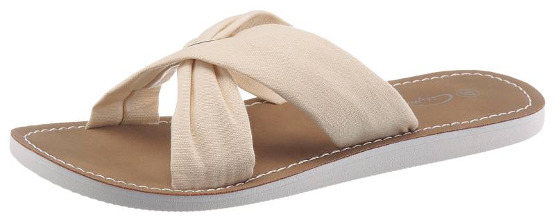 CITY WALK Pantolette, Sommerschuh, Schlappen mit Kreuzbandage von CITY WALK