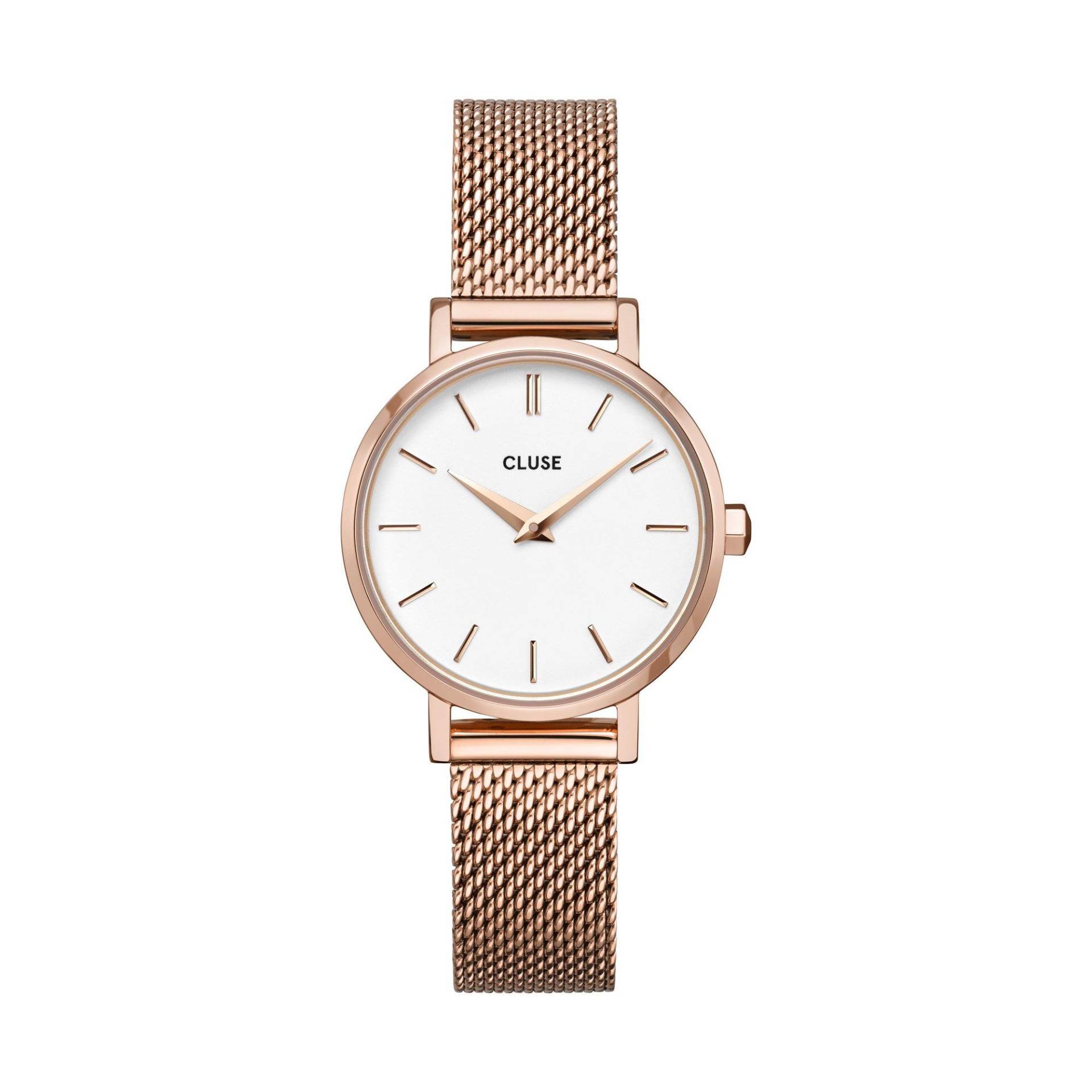 Analoguhr Damen Roségold 28mm von CLUSE