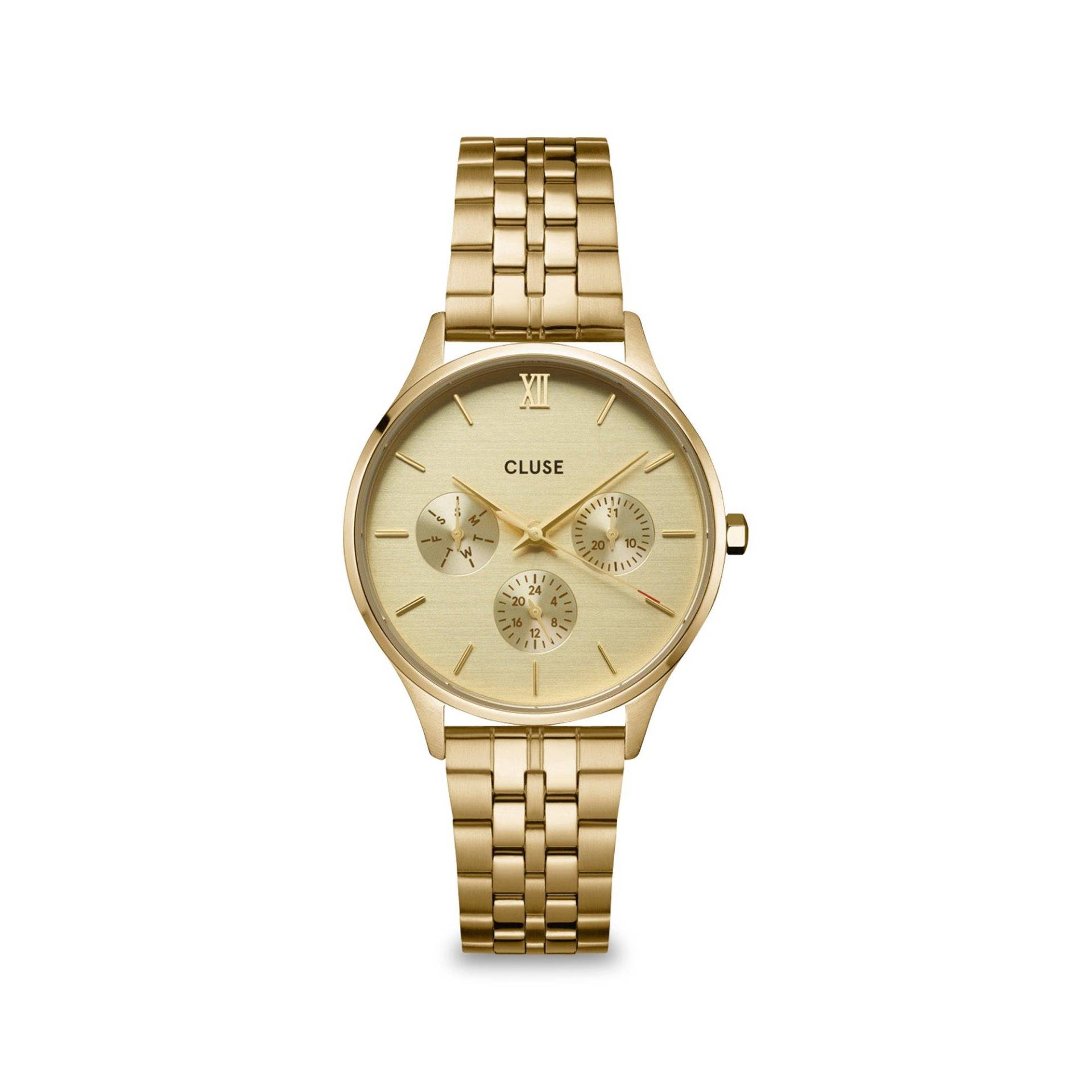 Multifunktionsuhr Damen Gold 34mm von CLUSE