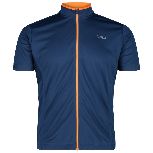 CMP - Bike T-Shirt Jacquard Fullzip - Velotrikot Gr 48;50 blau;türkis von CMP