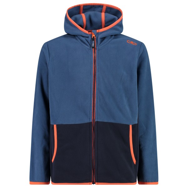 CMP - Boy's Jacket Fix Hood Arctic Fleece - Fleecejacke Gr 110 blau von CMP