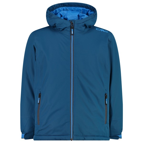 CMP - Boy's Jacket Fix Hood Ripstop - Winterjacke Gr 128 blau von CMP