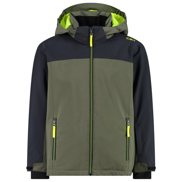 CMP - Boy's Jacket Snaps Hood Twill - Skijacke Gr 110 oliv von CMP