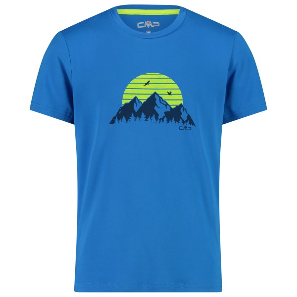 CMP - Boy's T-Shirt Stretch - T-Shirt Gr 104 blau von CMP