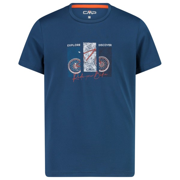 CMP - Boy's T-Shirt Stretch - T-Shirt Gr 104 blau von CMP