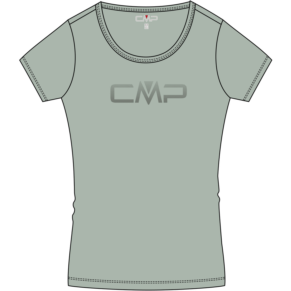 CMP Damen Funktions Print T-Shirt von CMP