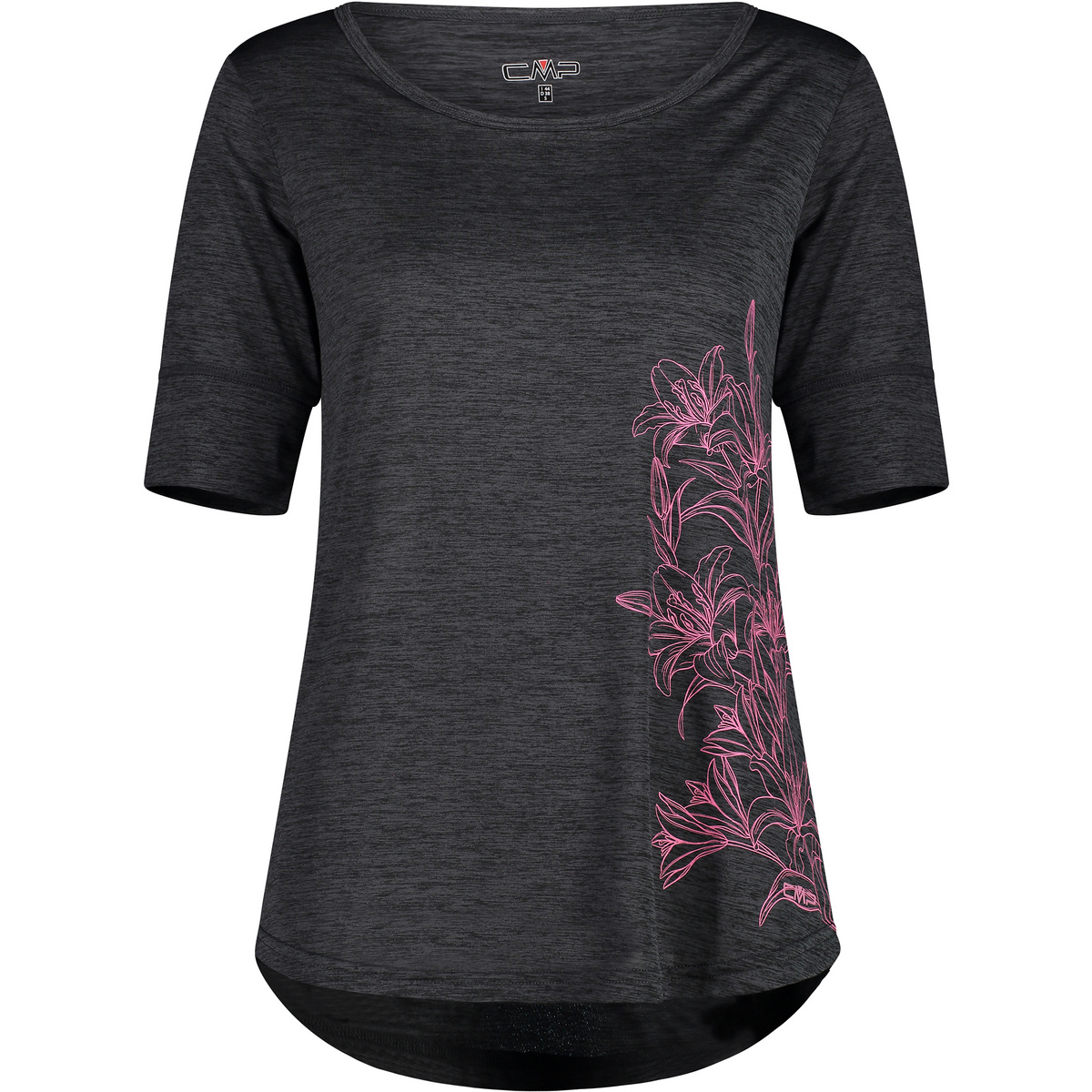 CMP Damen Melange Print T-Shirt von CMP