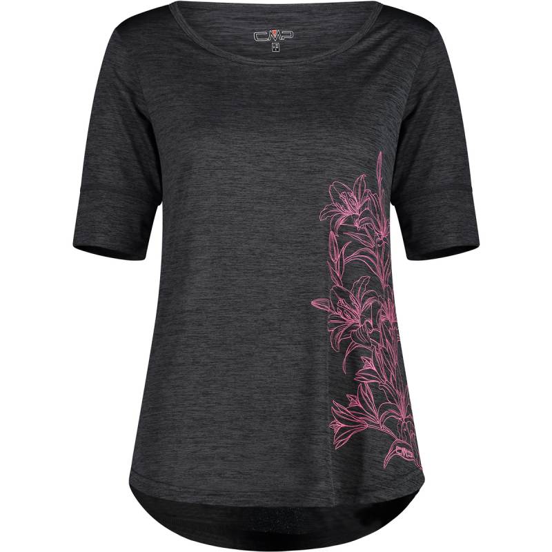 CMP Damen Melange Print T-Shirt von CMP