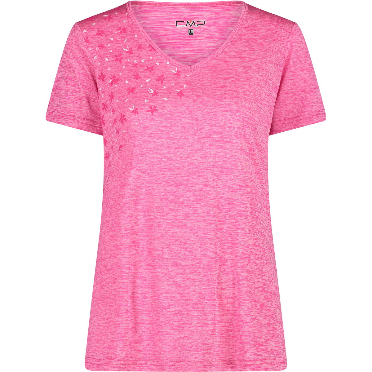 CMP Damen Melange Print T-Shirt von CMP