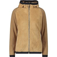 CMP Damen Strickjacke Hoodie camel | 40 von CMP