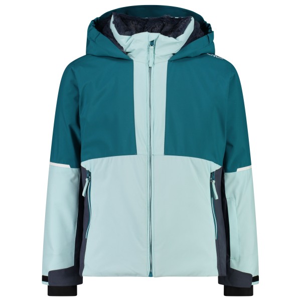 CMP - Girl's Jacket Fix Hood Twill - Skijacke Gr 98 grau von CMP