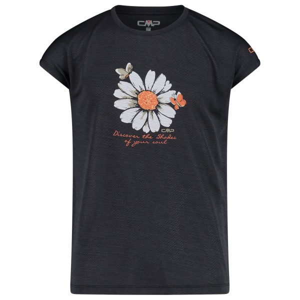 CMP - Girl's Jacquard Jersey T-Shirt - Funktionsshirt Gr 110 schwarz CMP - Girl's Jacquard Jersey T-Shirt - Funktionsshirt Gr 110 schwarz von CMP