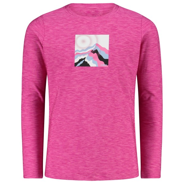 CMP - Girl's Jersey T-Shirt - Longsleeve Gr 104 rosa von CMP