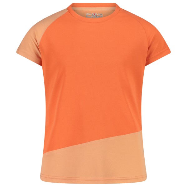 CMP - Girl's Piquet T-Shirt - Funktionsshirt Gr 116 orange von CMP