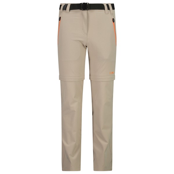 CMP - Girl's Stretch Zip Off Pant - Zip-Off-Hose Gr 104;110;116;128;140;152;164;176;92;98 beige;schwarz;schwarz/blau von CMP