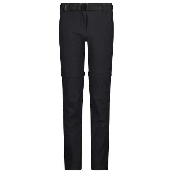 CMP - Girl's Stretch Zip Off Pant - Zip-Off-Hose Gr 98 schwarz von CMP