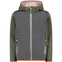 CMP Jungen Fleecejacke Hoodie grau | 140 von CMP