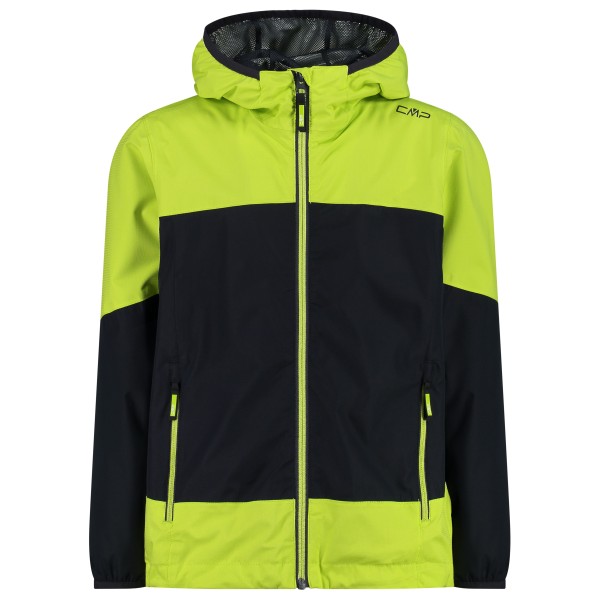 CMP - Kid's Jacket Fix Hood Ripstop - Regenjacke Gr 116 schwarz/grün von CMP