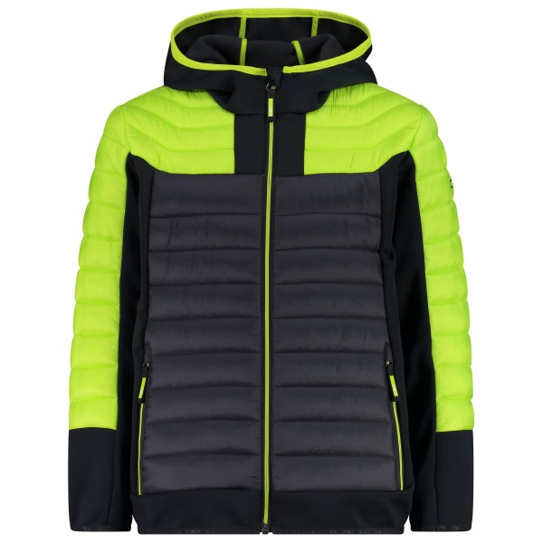 CMP - Kid's Jacket Hybrid Fix Hood - Kunstfaserjacke Gr 128 bunt von CMP