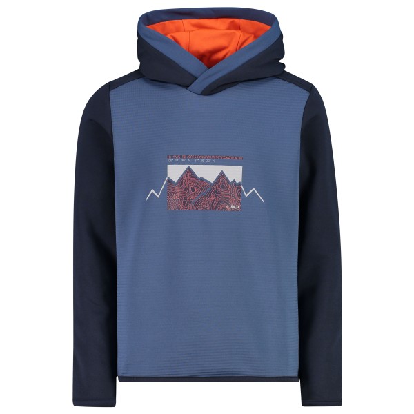 CMP - Kid's Sweat Fix Hood - Hoodie Gr 104;110;116;128;164;98 blau;grau;türkis von CMP