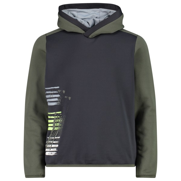 CMP - Kid's Sweat Fix Hood - Hoodie Gr 104 grau von CMP