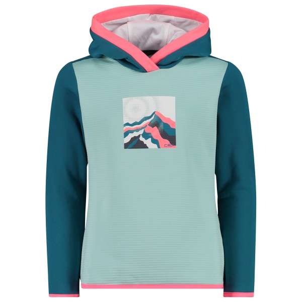 CMP - Kid's Sweat Fix Hood - Hoodie Gr 104 türkis von CMP