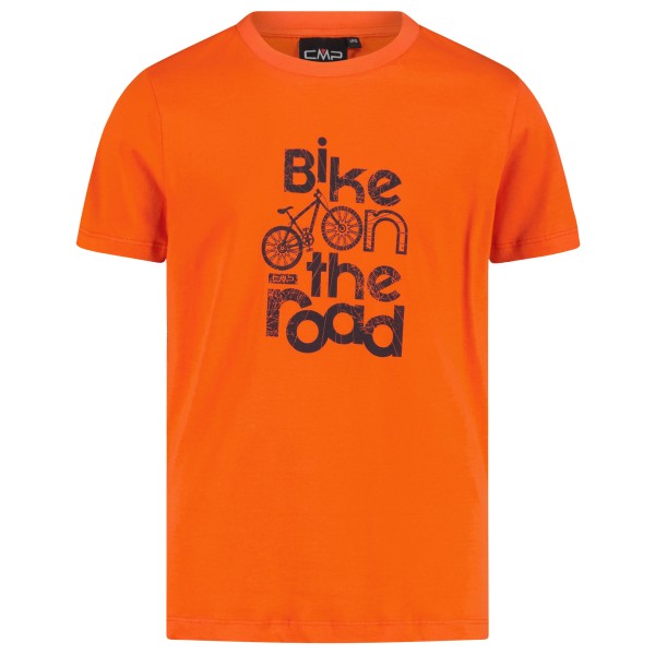 CMP - Kid's T-Shirt Print - T-Shirt Gr 128 orange von CMP