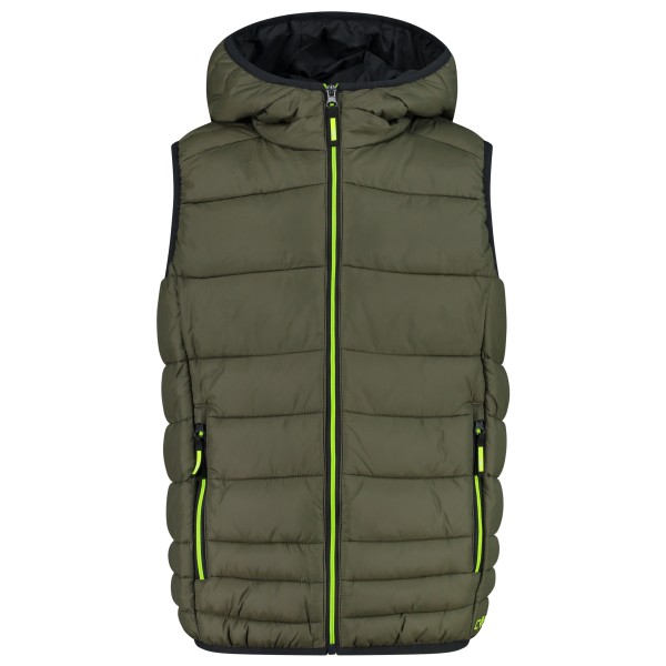 CMP - Kid's Vest Fix Hood - Kunstfasergilet Gr 128 oliv von CMP