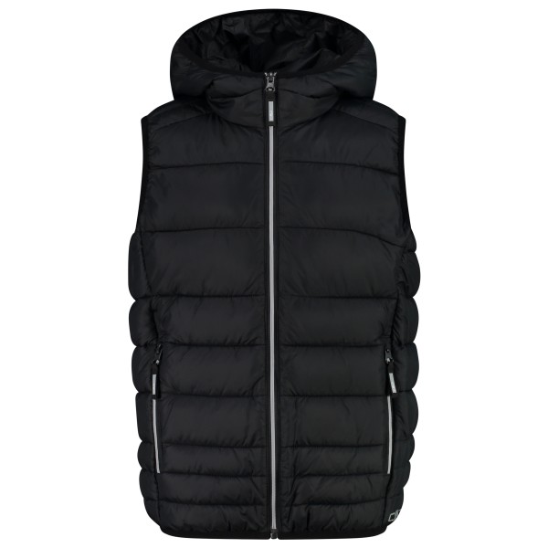 CMP - Kid's Vest Fix Hood - Kunstfasergilet Gr 140 schwarz von CMP