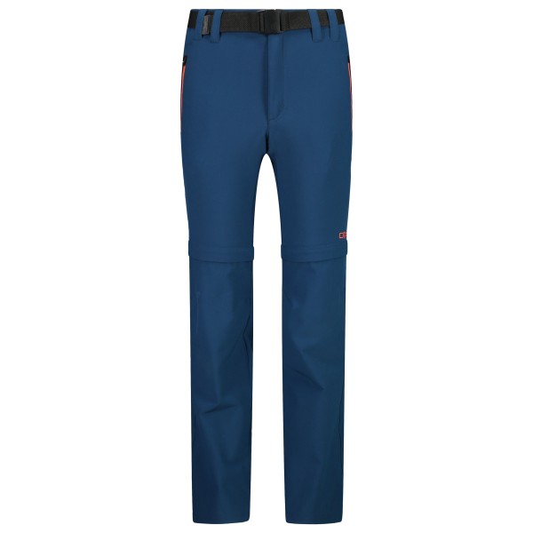 CMP - Kid's Zip Off Pant with Belt - Zip-Off-Hose Gr 164 blau von CMP