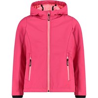 CMP Mädchen Softshelljacke Girl Fix Hood pink | 140 von CMP