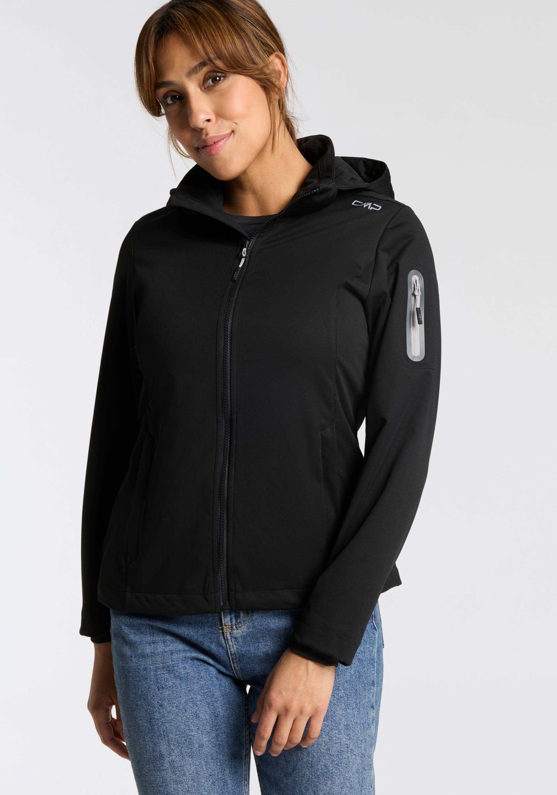 CMP Softshelljacke, mit Kapuze, Atmungsaktiv & Windabweisend & Wasserabweisend CMP Softshelljacke, mit Kapuze, Atmungsaktiv & Windabweisend & Wasserabweisend von CMP