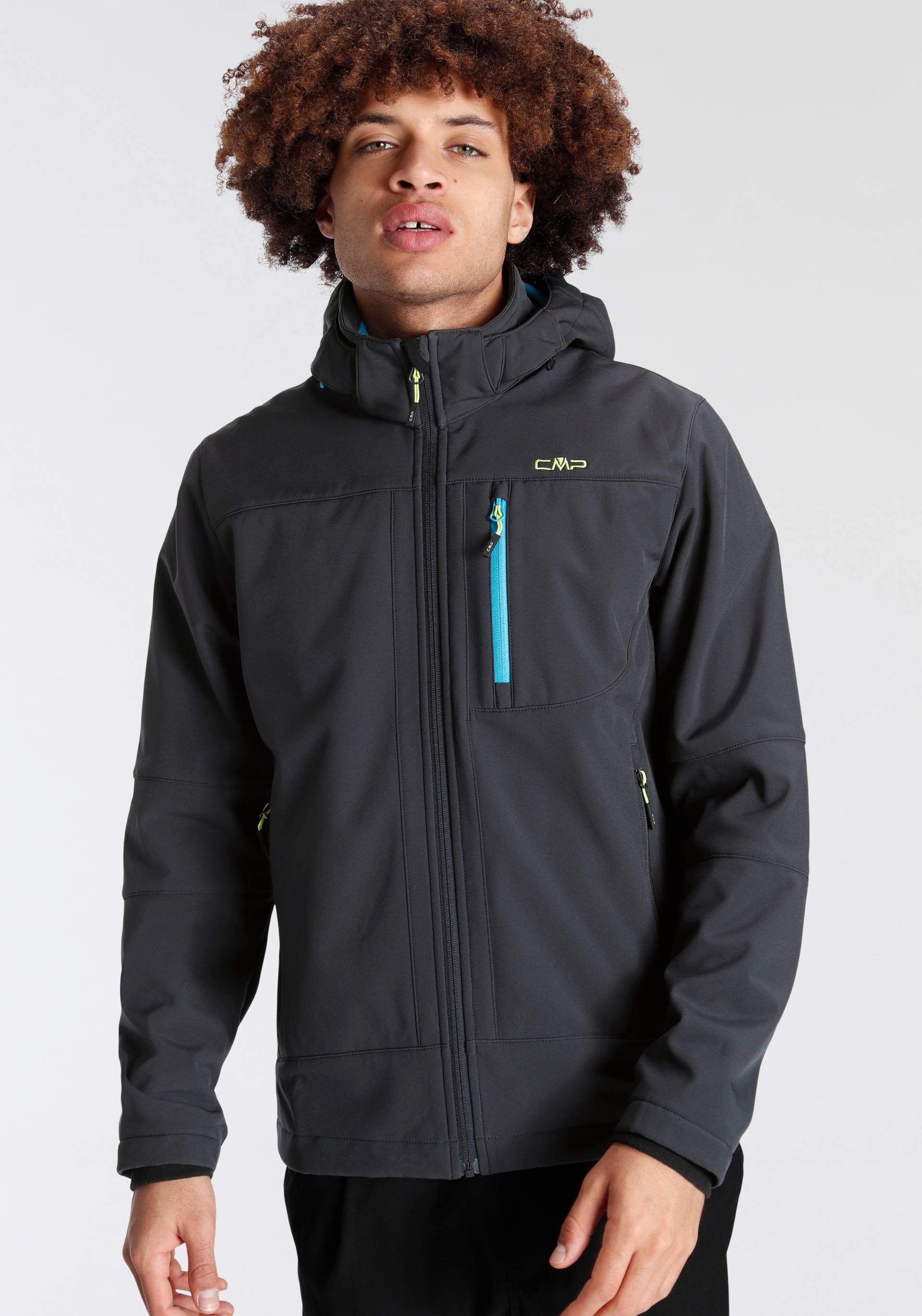 CMP Softshelljacke, mit Kapuze, Winddicht & Wasserabweisend & Atmungsaktiv CMP Softshelljacke, mit Kapuze, Winddicht & Wasserabweisend & Atmungsaktiv von CMP