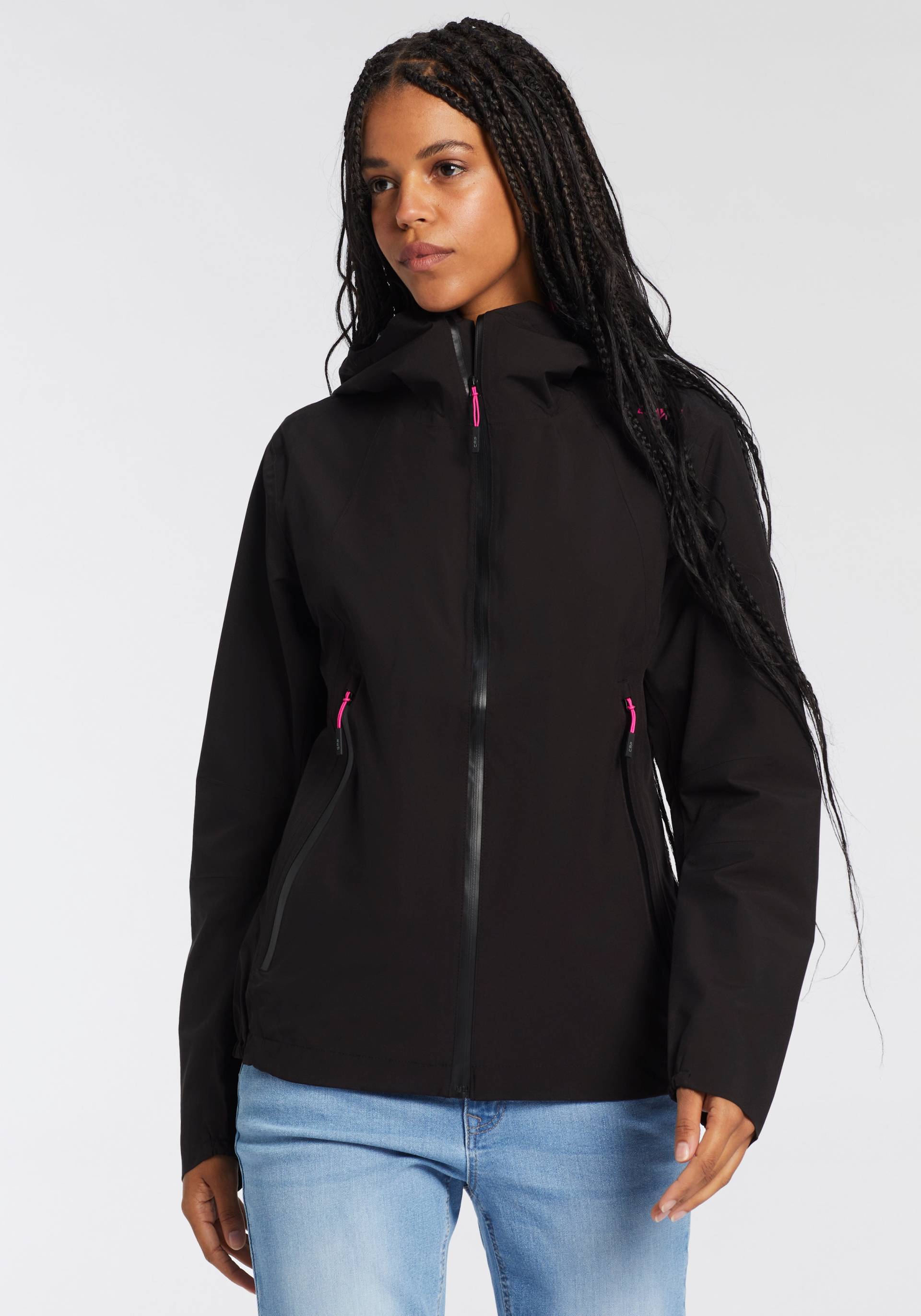 CMP Softshelljacke »WOMAN JACKET FIX HOOD«, mit Kapuze von CMP