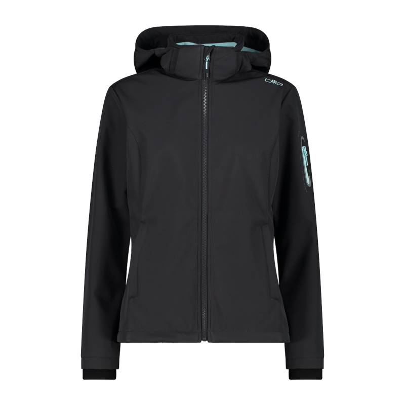 CMP Softshelljacke »WOMAN JACKET ZIP HOOD«, (1 St.), Wärmend & wind- & wasserabweisend von CMP