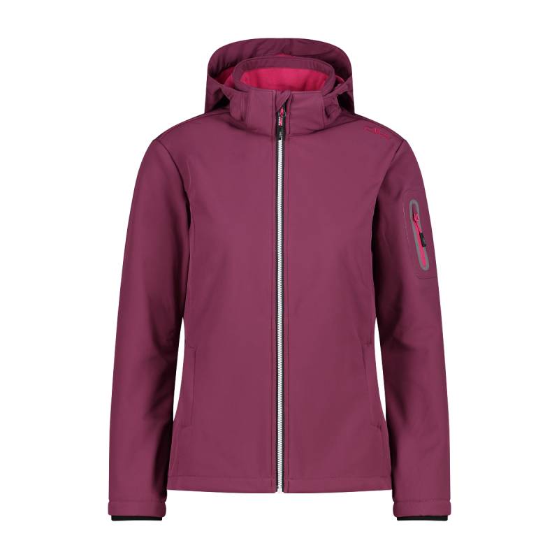 CMP Softshelljacke »WOMAN JACKET ZIP HOOD«, (1 St.), Wärmend & wind- & wasserabweisend von CMP