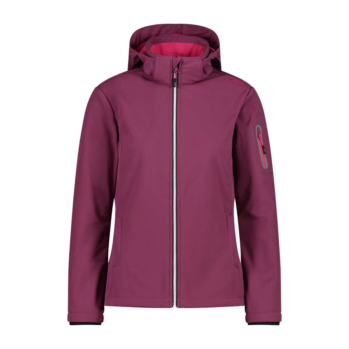 CMP Softshelljacke »WOMAN JACKET ZIP HOOD«, (1 St.), Wärmend & wind- & wasserabweisend von CMP