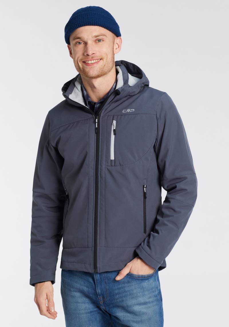 CMP Softshelljacke »MAN JACKET ZIP HOOD«, mit Kapuze von CMP